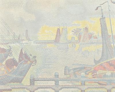 Appraisal: Paul Signac French - Les Bateaux a Flessingue Color lithograph