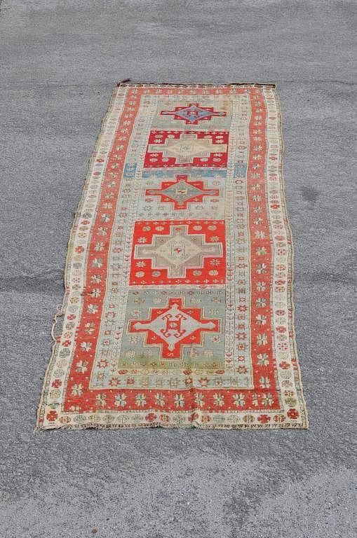 Appraisal: Turkish Runner Turkish runner th century ' long ' wide