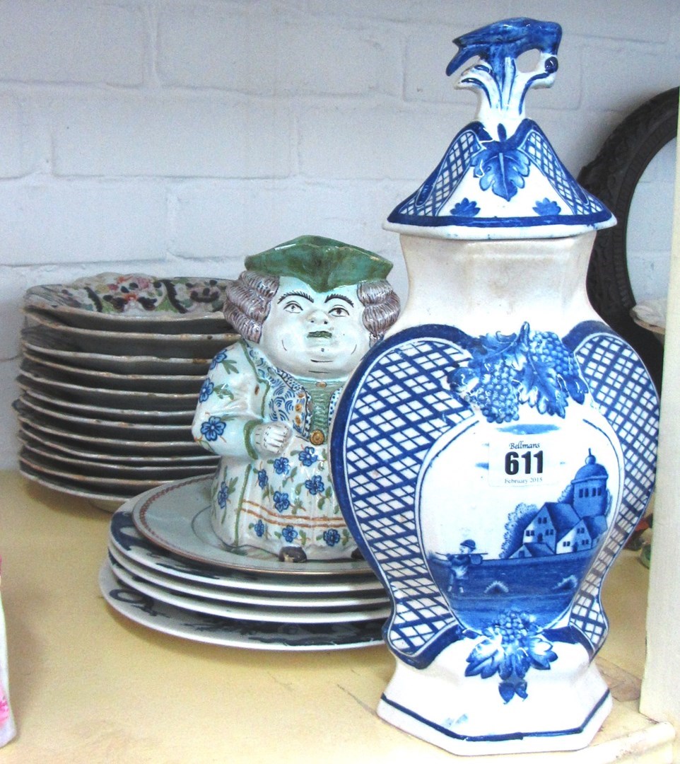 Appraisal: A Masons Ironstone part dessert service th century decorated in