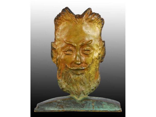 Appraisal: Brass George Bernard Shaw Doorstop Condition VERY GOOD Size x