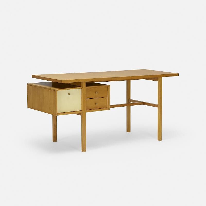 Appraisal: Milo Baughman desk Milo Baughman desk Glenn of California USA