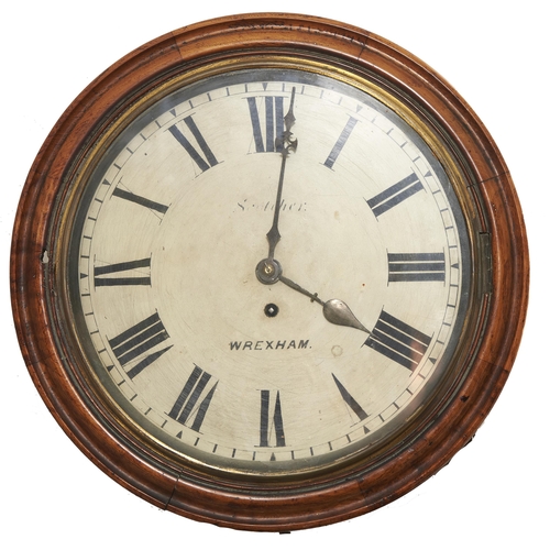 Appraisal: A Victorian walnut wall timepiece with passing strike Scotcher Wrexham