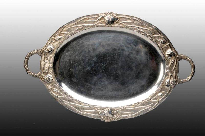 Appraisal: Mexican Maciel Sterling Silver Serving Tray Description Approximately troy ounces