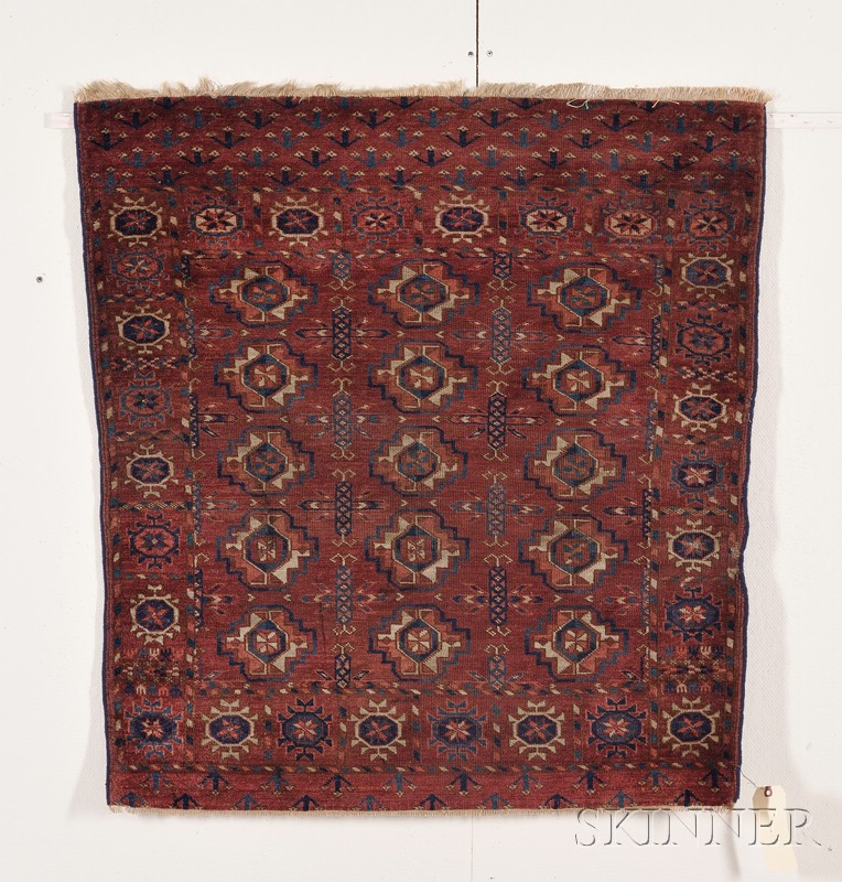 Appraisal: Tekke Rug West Turkestan last quarter th century even wear