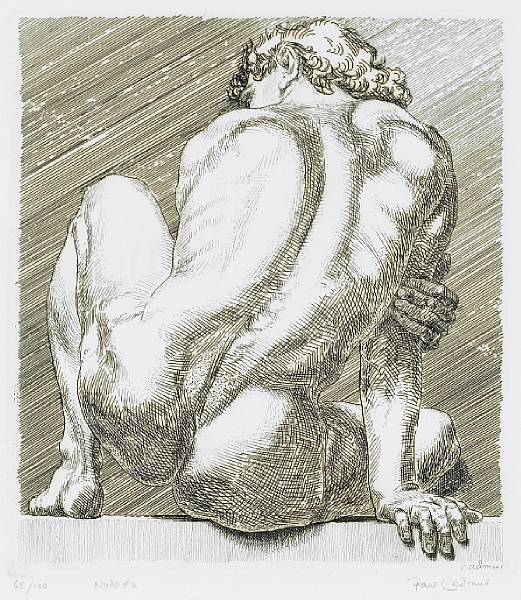 Appraisal: Paul Cadmus American - Nudo from the Series of D