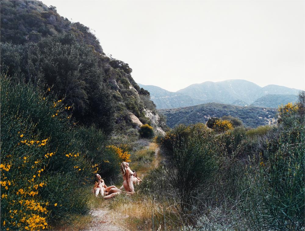 Appraisal: JUSTINE KURLAND B THE FAMILY c-print unframed edition Provenance with