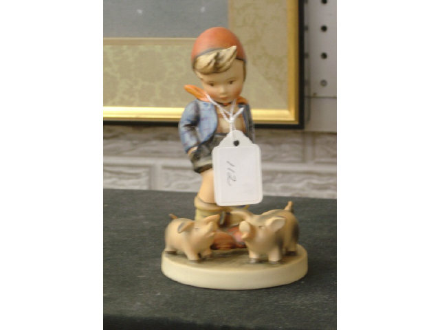 Appraisal: HUMMEL FIGURINE - FARM BOY - FULL BEE MARK