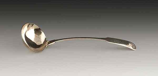 Appraisal: New York silver ladle ca bearing the touch of Taylor