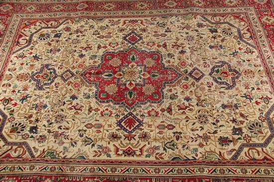 Appraisal: Tabriz Rug - App ft in x ft in