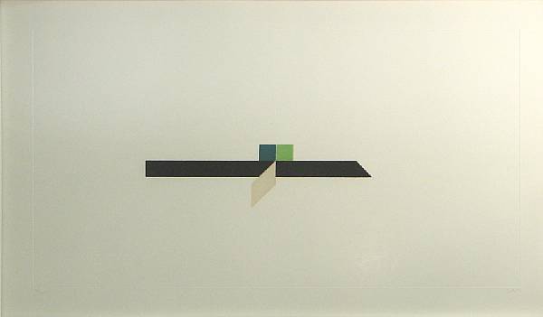 Appraisal: Richard Tuttle American born Mandevilla from Mandevilla Set Color aquatint