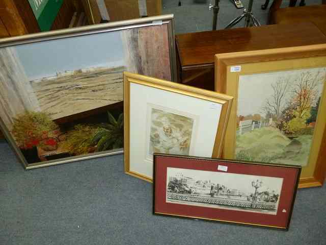 Appraisal: RICHARD JACKMAN LATE TH CENTURY SCHOOL 'OLD FISHERY BRIDGE' watercolour