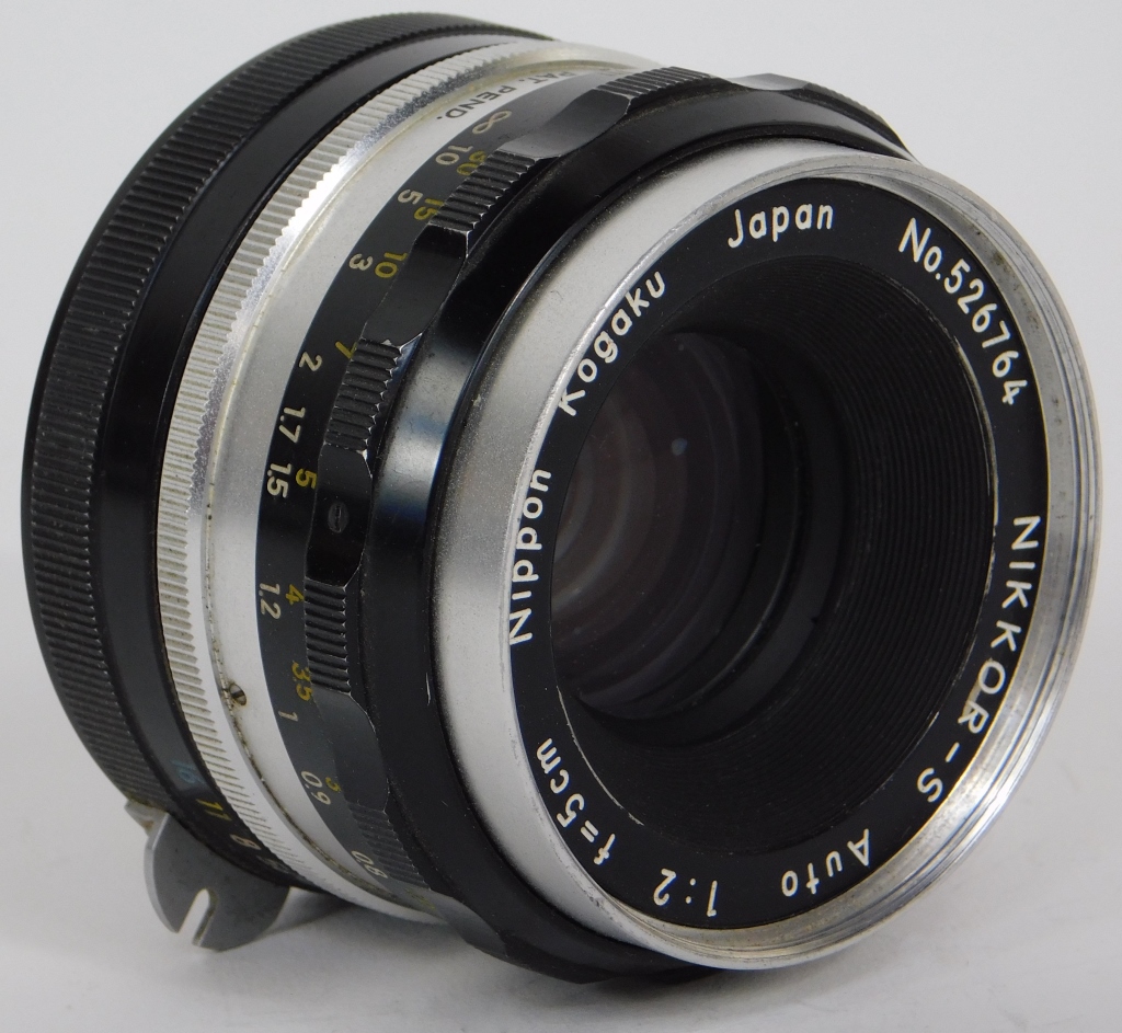 Appraisal: NIKON NIKKOR-S AUTO MM F FOR NIKON F Nikon Nikkor-S