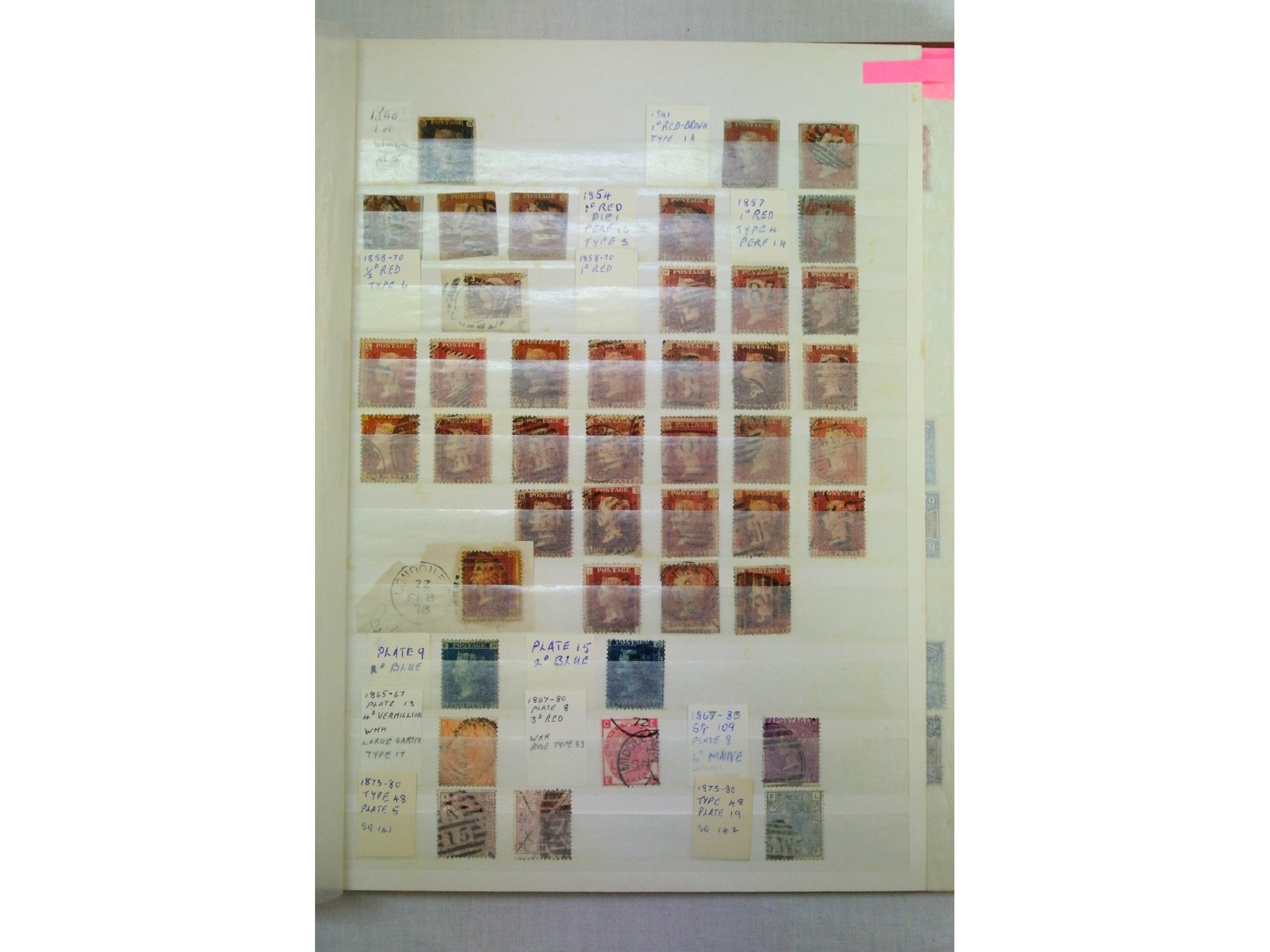 Appraisal: A collection of UM MM and used GB stamps from