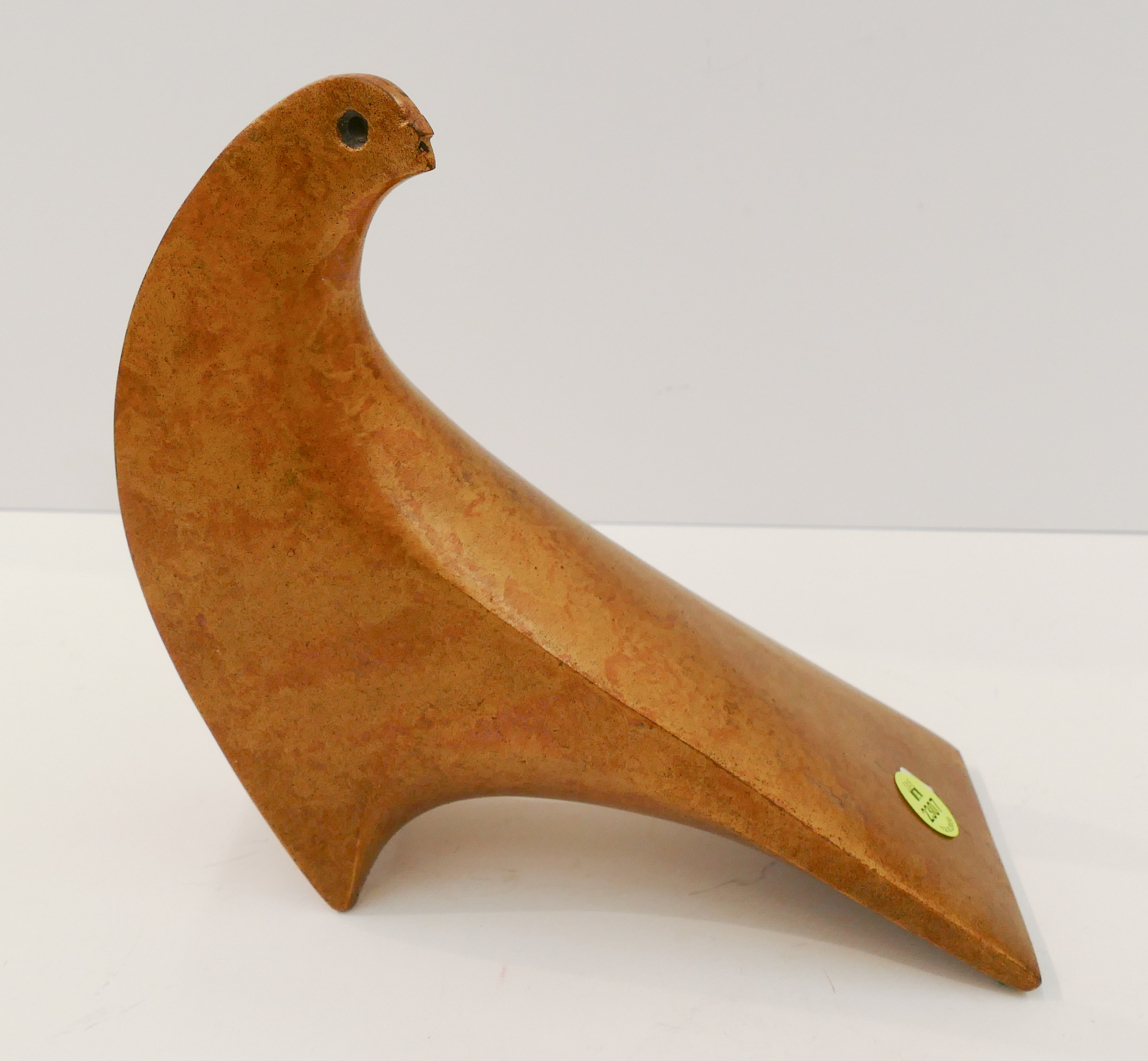 Appraisal: Japanese Bronze Modernist Bird Sculpture- x ''