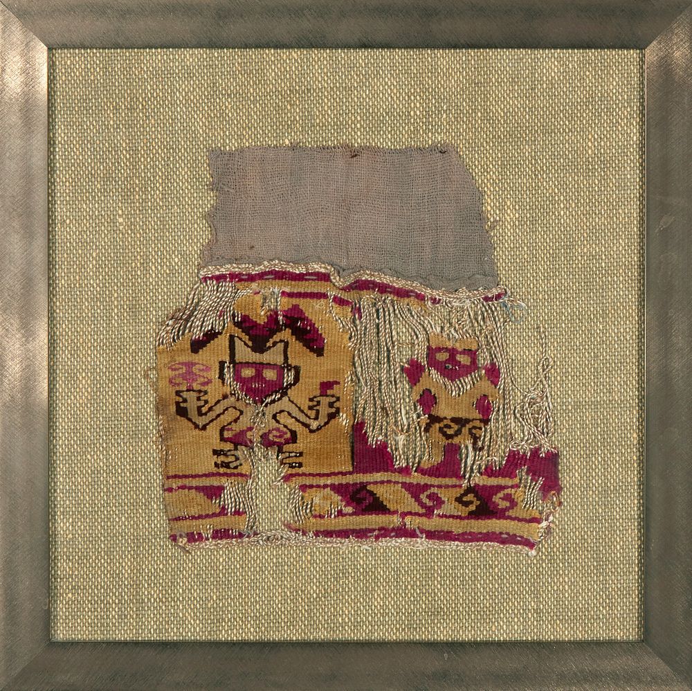 Appraisal: Peru Chancay Tapestry Fragment ca - Peru Chancay Tapestry Fragment