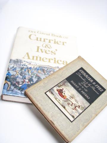 Appraisal: Two Currier and Ives books including ''The Great Book of