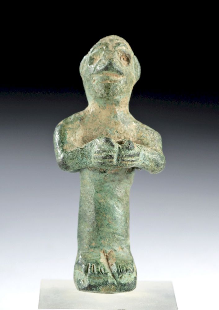 Appraisal: Iberian Bronze Standing Beggar Figure Ancient Europe Spain Iberian Peninsula