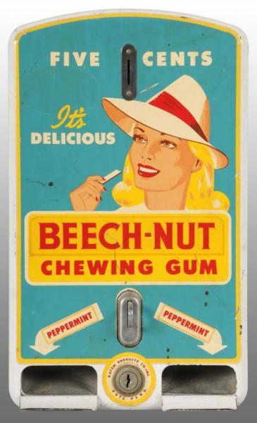 Appraisal: Beech-Nut Chewing Gum Wall Hanging Machine Description Some rust spots