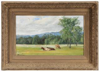 Appraisal: Thomas Harris Robinson Rhode Island - Cows in a Field