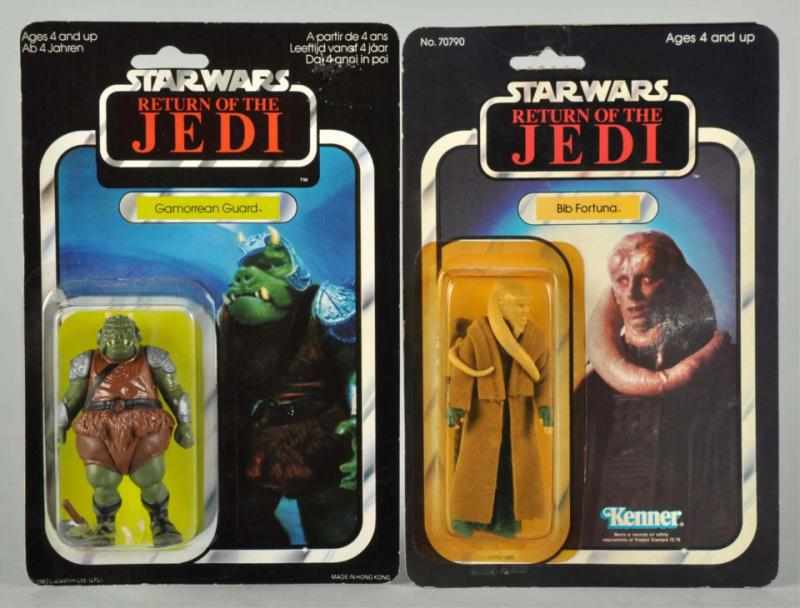 Appraisal: Lot of Star Wars Carded Figures Description Return of the