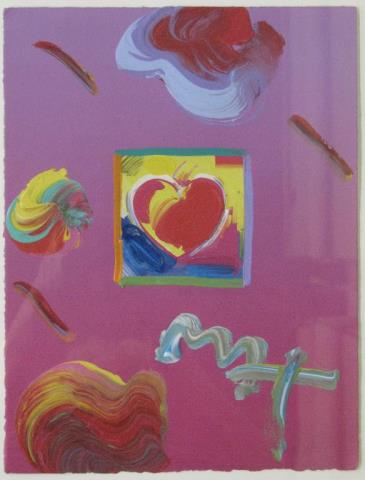 Appraisal: Peter Max New York Germany b x acrylic on paper