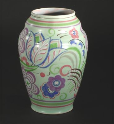 Appraisal: An Unusual Poole Pottery vase pattern DR by Marian Heath