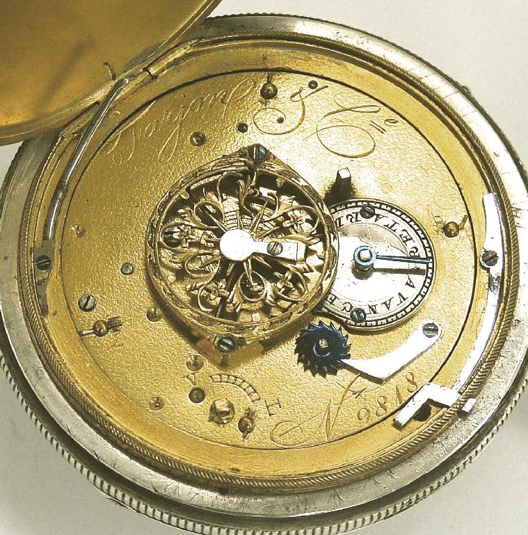 Appraisal: Early Continental verge quarter repeating silver pocket watch signed Farjon