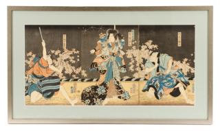 Appraisal: Utagawa Kunisada Ukiyo Utagawa Kunisada Utagawa Toyokuni III Japanese -