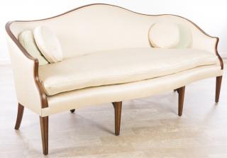 Appraisal: Saybolt Cleland Inc Walnut Framed Sofa Saybolt Cleland Inc of