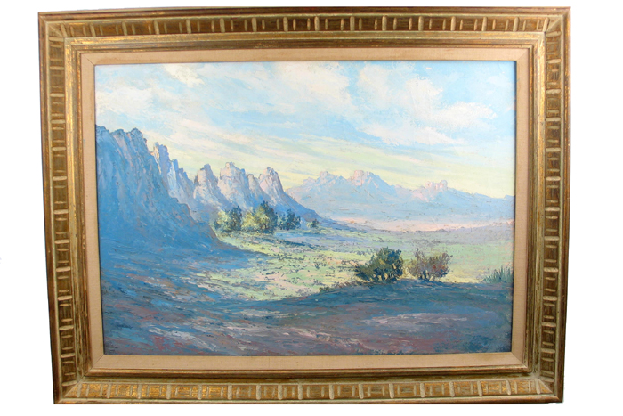 Appraisal: ATTRIBUTED TO ROSE SCHNEIDER San Diego California - Oil on