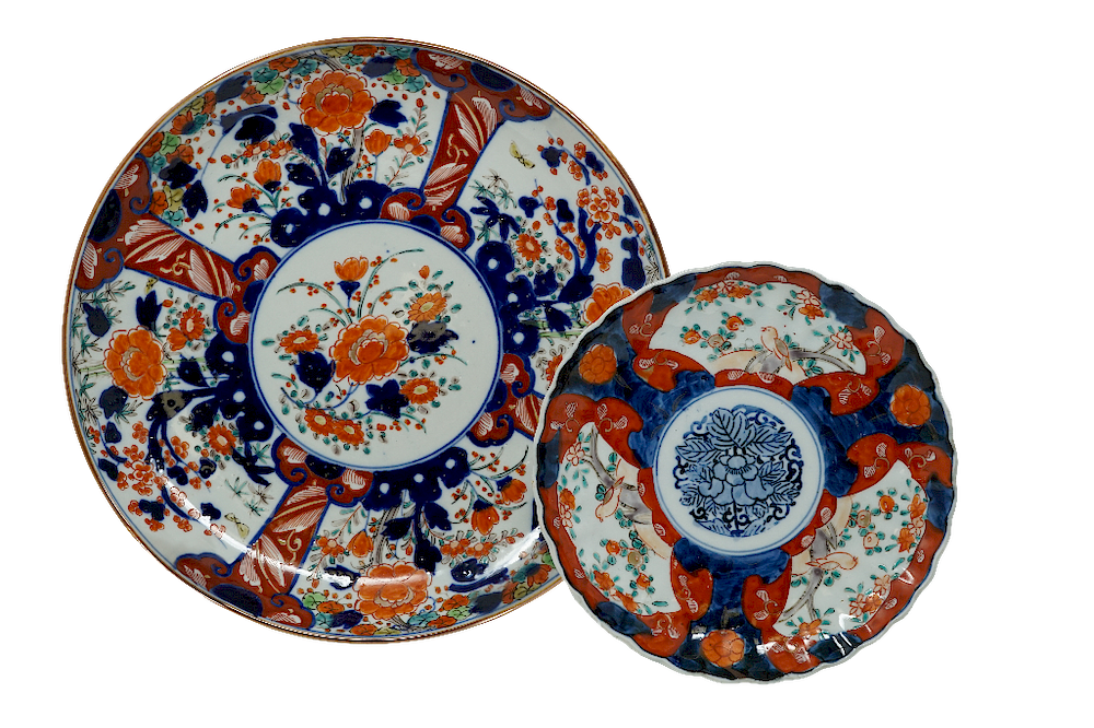 Appraisal: Japanese Imari Chargers Two Japanese Imari Chargers Two Japanese Imari