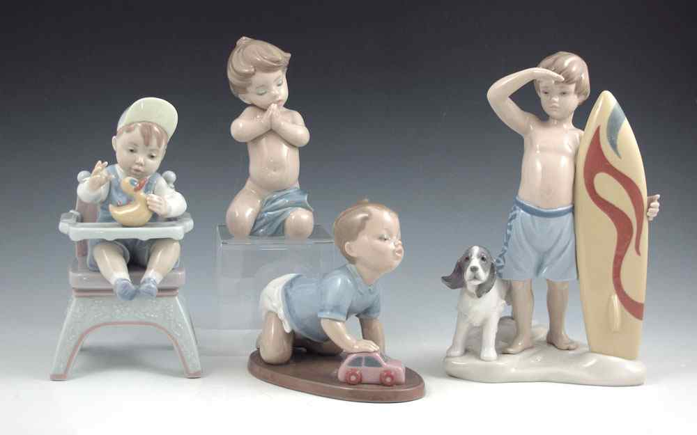 Appraisal: LLADRO PORCELAIN FIGURINES A CHILD'S PRAYER Juan Ignacio Aliena issued