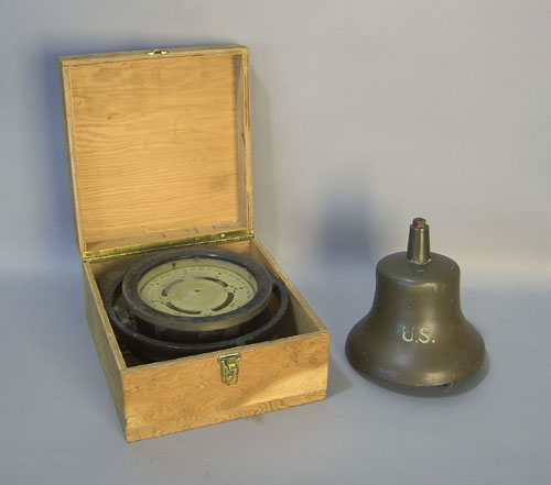 Appraisal: Lionel Navy binnacle together with a bell