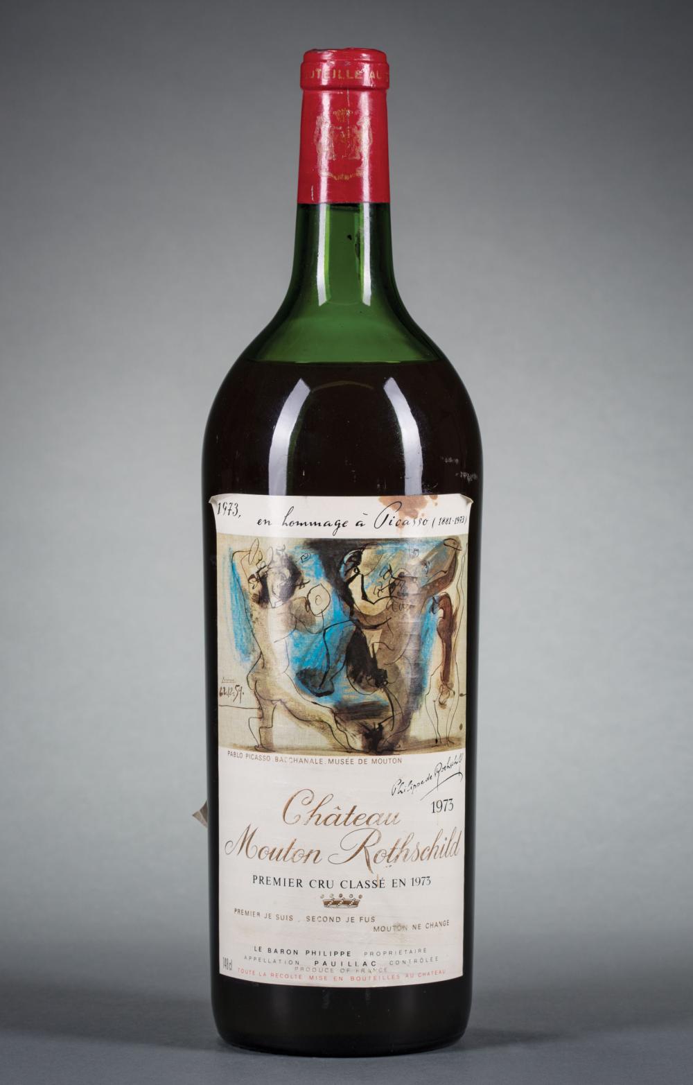 Appraisal: Mouton Rothschild Artist Label Series Ch teau Mouton Rothschild Pauillac