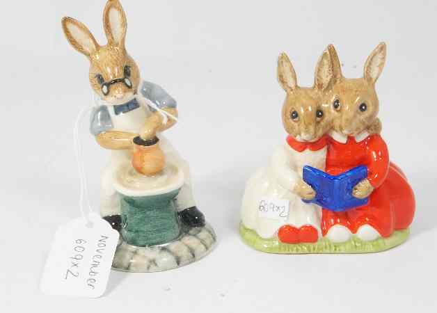 Appraisal: Royal Doulton Bunnykins Figure Master Potter DB and Partners DB