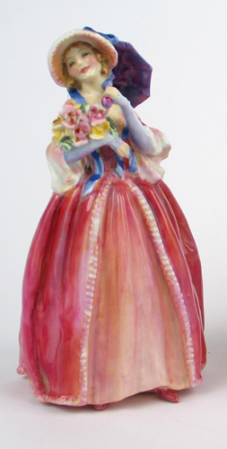 Appraisal: ROYAL DOULTON FIGURINE HN June in long rose-pink dress Made