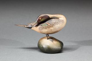 Appraisal: Miniature Preening Pintail Drake A Elmer Crowell - East Harwich