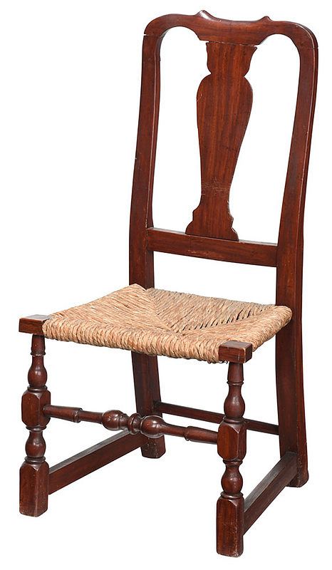 Appraisal: American William and Mary Side Chair New England th century