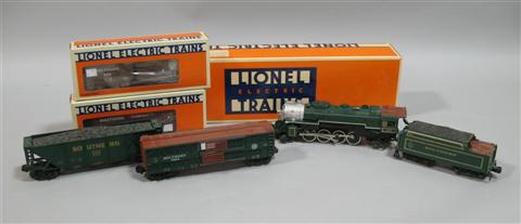 Appraisal: LIONEL MODEL TRAINS FAMOUS AMERICAN RAILROAD SERIES Including No -