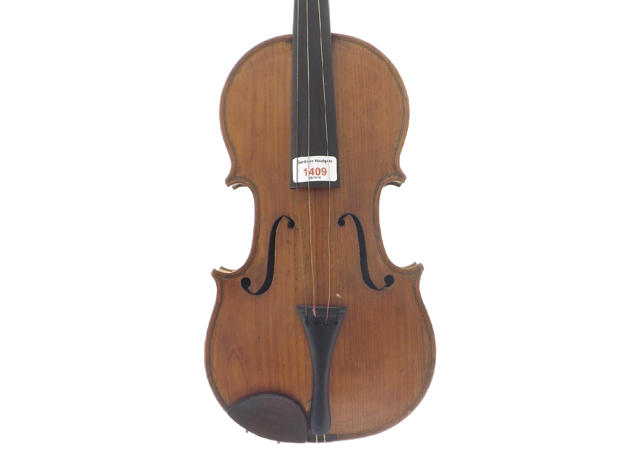 Appraisal: Interesting th century violin possibly Italian cm