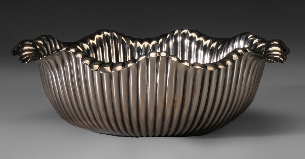 Appraisal: Whiting Sterling Bowl American late th early th century wave