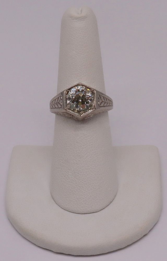 Appraisal: JEWELRY GIA ct Old European Cut Diamond Engagement Ring Accompanied