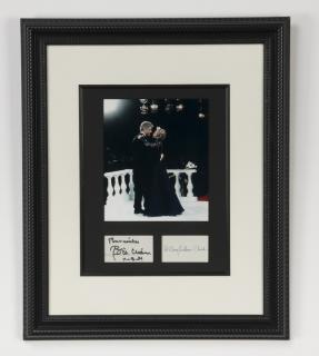 Appraisal: Photograph of Bill Hillary Clinton w autographs Color photograph of