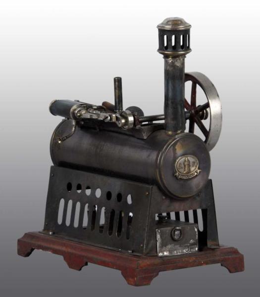 Appraisal: J Falk Stationary Overtype Steam Engine Toy Description Includes a