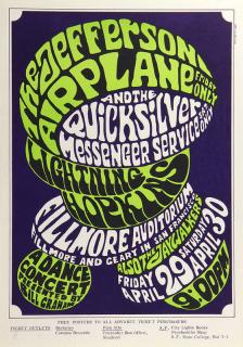 Appraisal: Bill Graham Vintage Rock Posters BG Wes Wilson American b