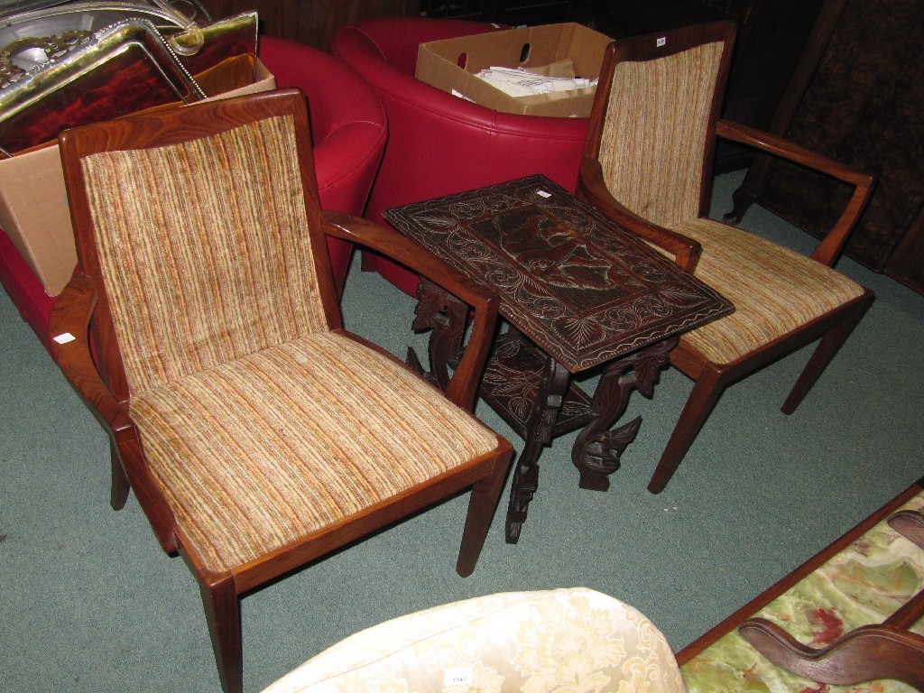 Appraisal: Pair of tub chairs pair of G-Plan chairs and an