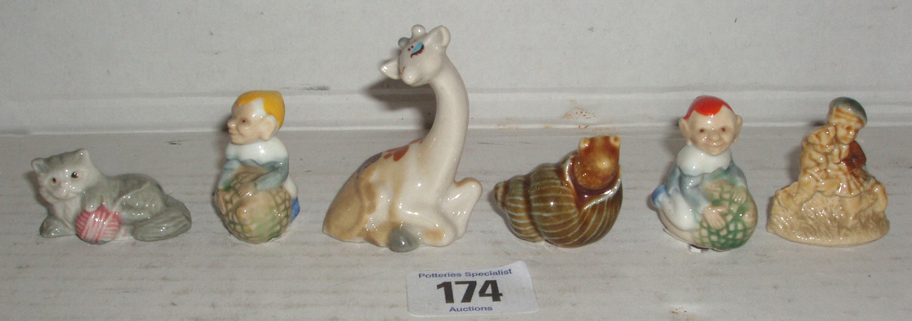 Appraisal: A Collection of Whimsies to include Leprechaun on Acorn with