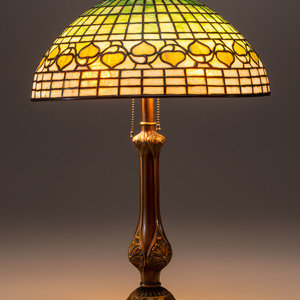 Appraisal: Tiffany Studios American Early th Century Acorn Lamp Shade with