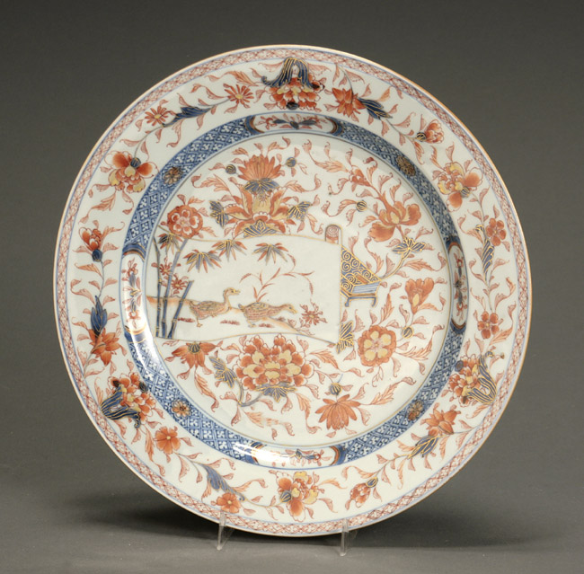 Appraisal: Chinese Export 'Imari' Pattern Charger Qianlong Period - Diameter -