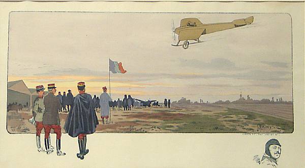 Appraisal: Military Demonstration' hand colored lithographic print after Gamy published by